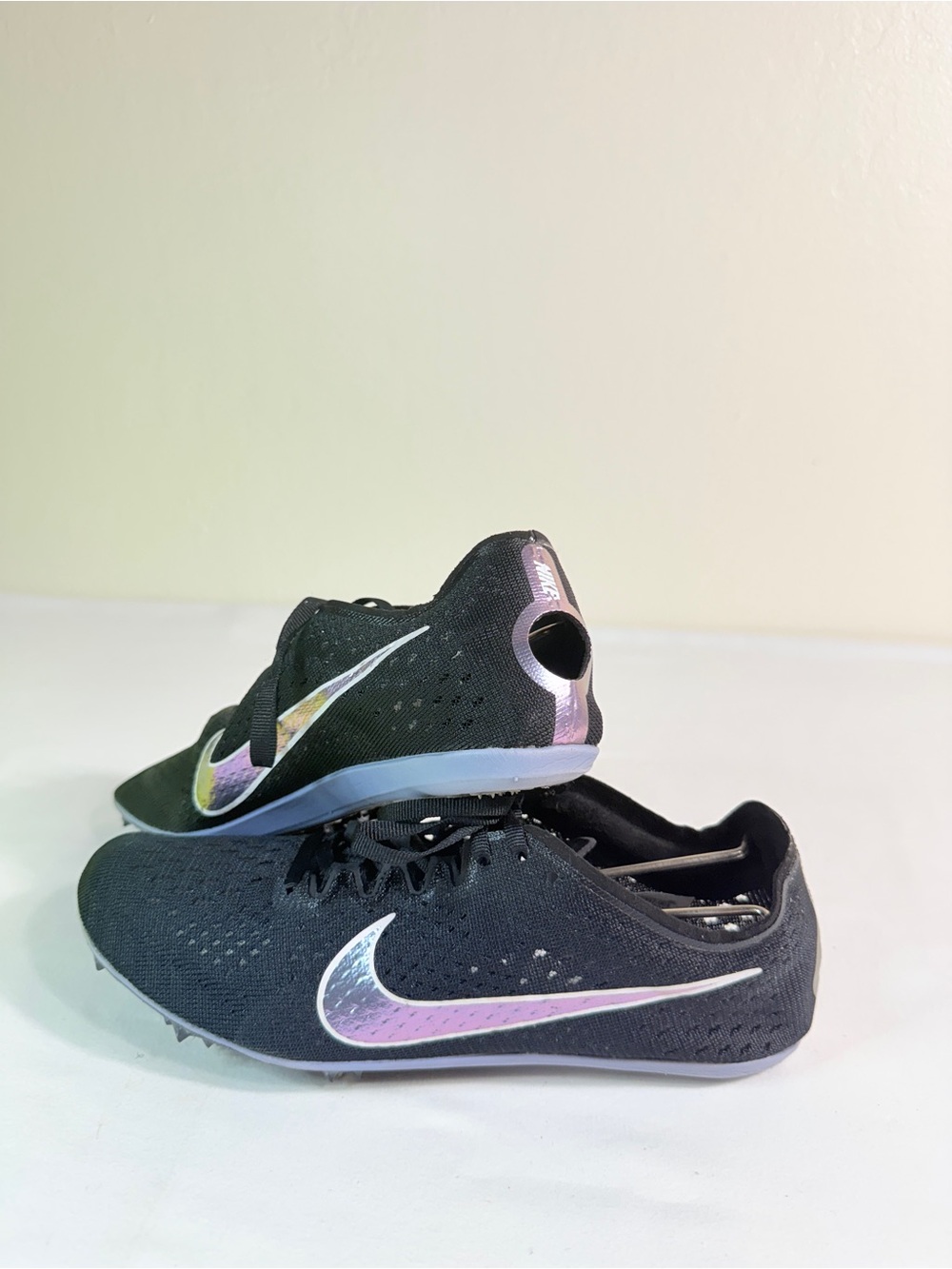 Nike Zoom Victory 3 Track Spikes Black Silver US 7.5 EU 40.5 Racing Shoes